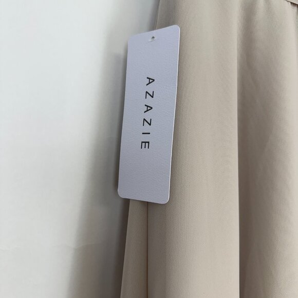 NWT-AZAZIE Dallas Bridesmaid Dress, Color-FROST (47#), Size A4 (US), Wedding - Picture 7 of 9